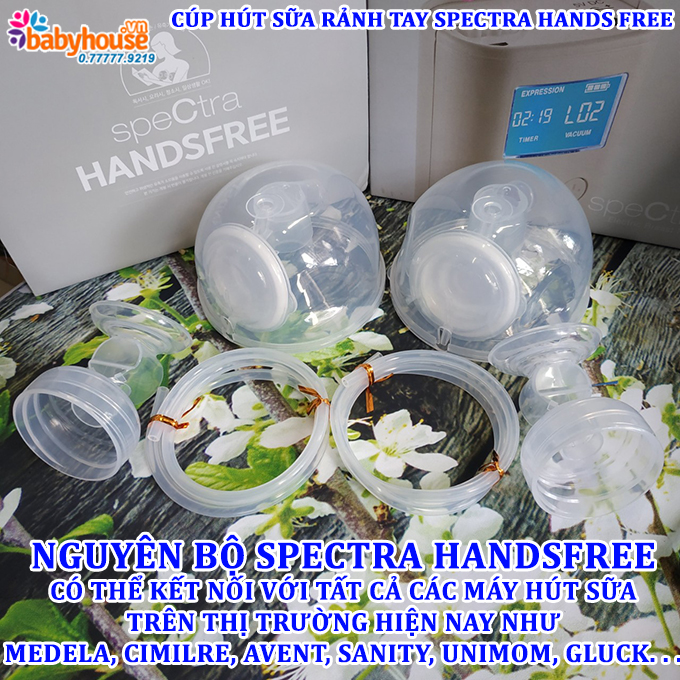 cup hut sua ranh tay spectra hands free